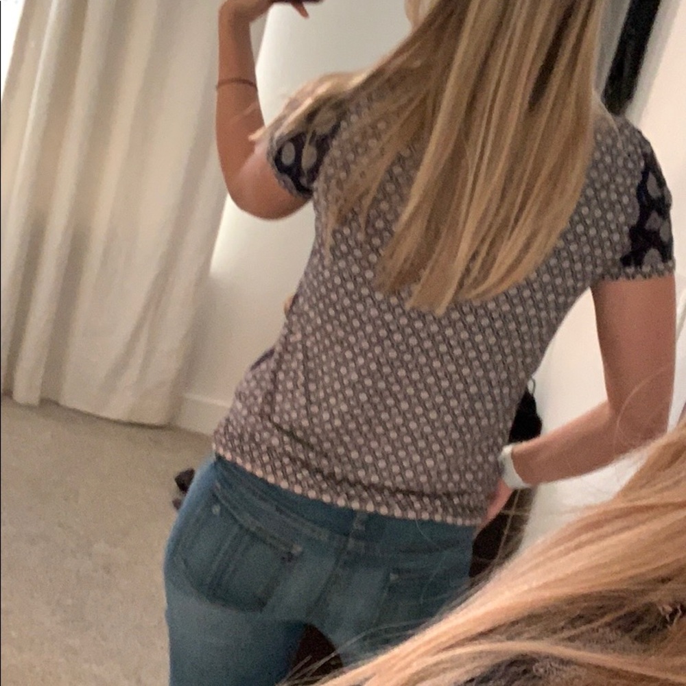 J Crew Patterned Tee - image 4